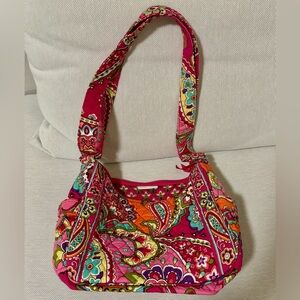 Vera Bradley RETIRED Pink Swirls Adjustable Shoulder/Crossbody Bag